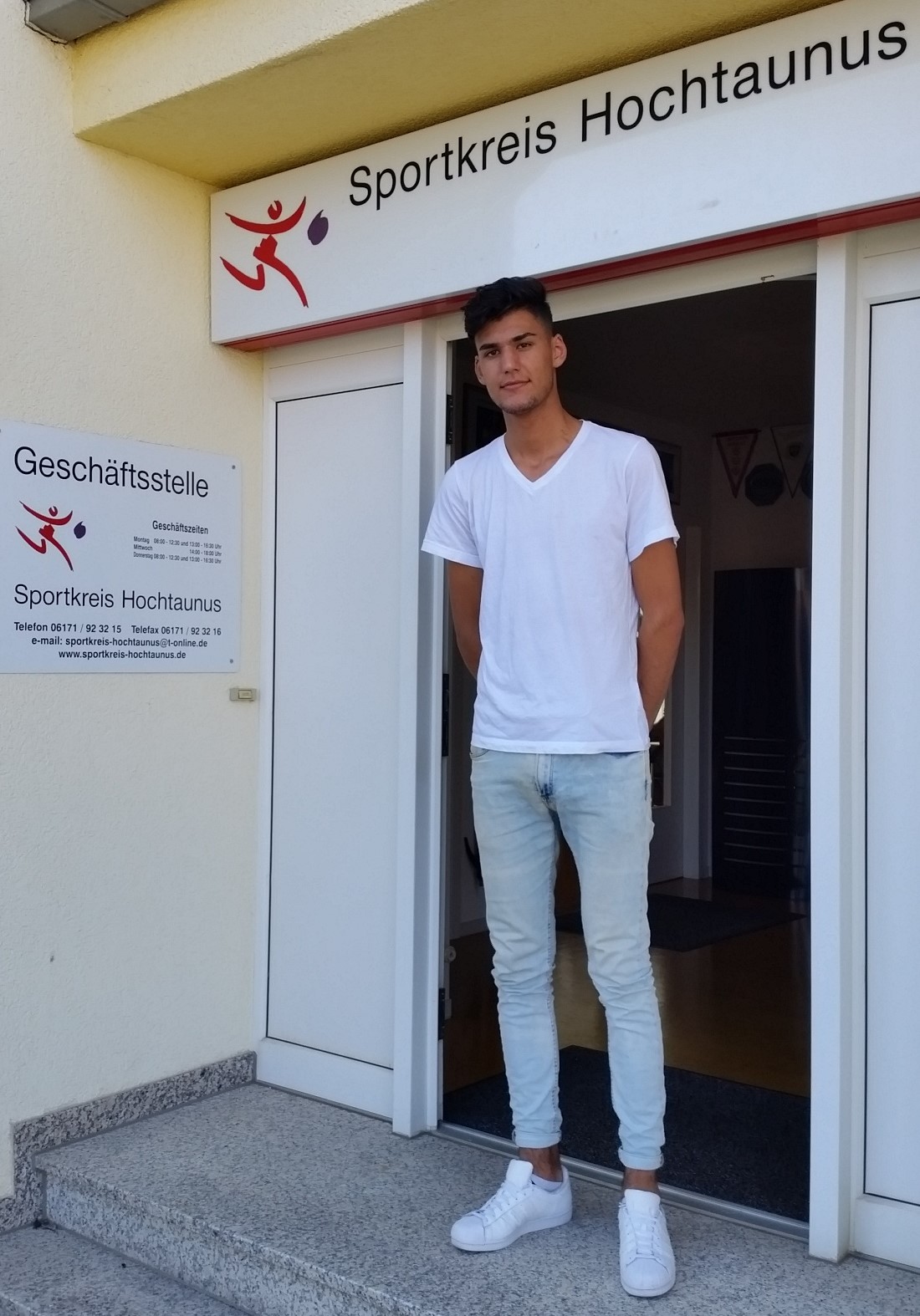 Vorstellung des Praktikanten im Sportkreis Hochtaunus
