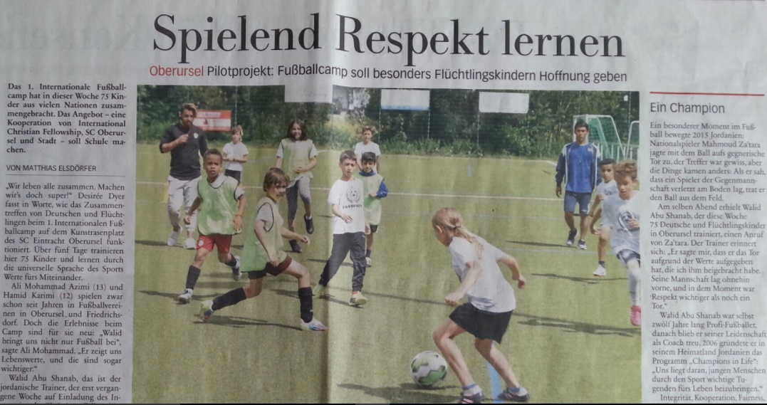 Sportcoaches aus Oberursel im Einsatz